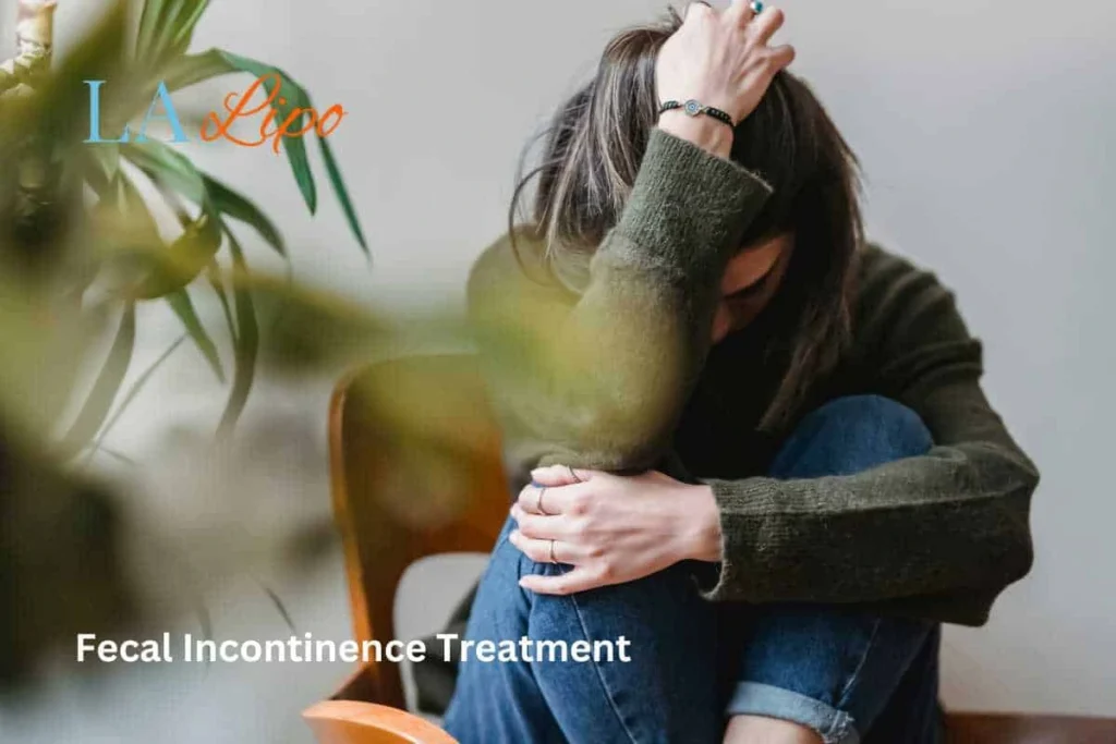 woman worried about fecal incontinence diet Harpenden