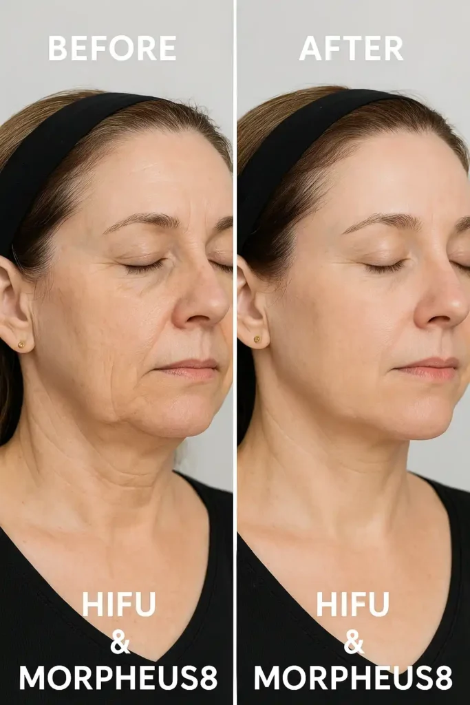 HIFU & Morpheus8 treatment results Harpenden - book in today!