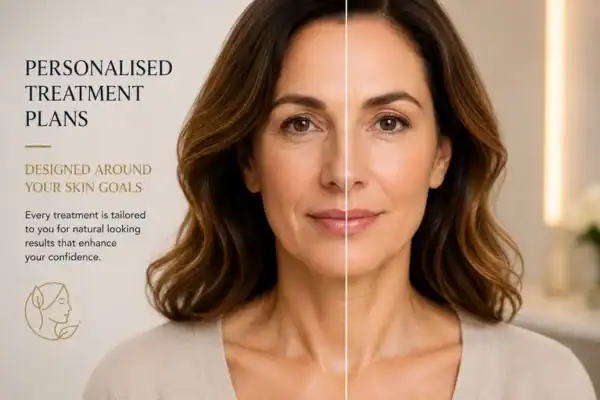 Before and after results of Collagen Lift Therapy Harpenden